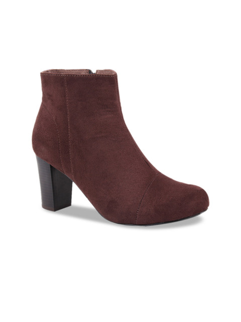 

Rocia Women Brown Solid Heeled Boots
