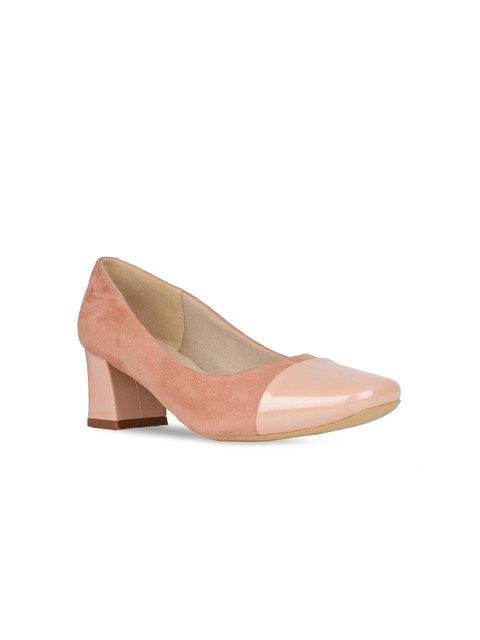 

Rocia Women Peach-Coloured Solid Pumps