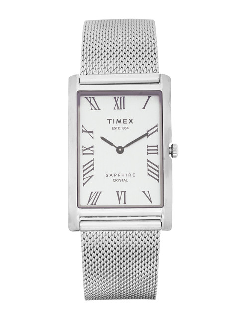 

Timex Men Silver-Toned Analogue Watch TWEG17310