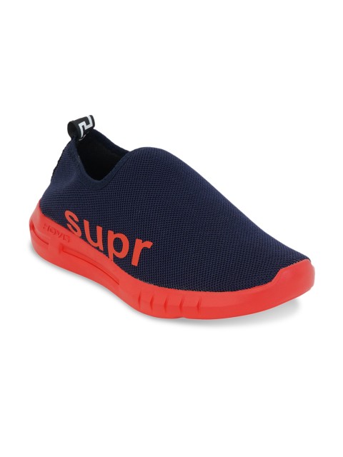 

Kielz Men Blue Solid Slip-On Sneakers