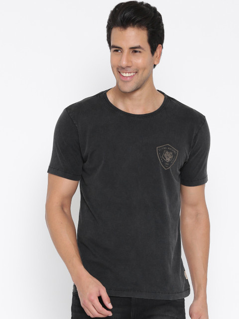 

Flying Machine Charcoal Grey T-shirt