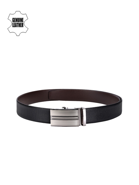

Teakwood Leathers Men Black & Brown Reversible Genuine Leather Belt