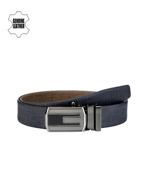 

Teakwood Leathers Men Black & Brown Reversible Genuine Leather Belt