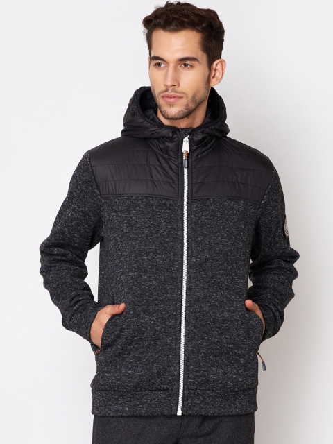 

LINDBERGH Men Black Solid Sporty Jacket