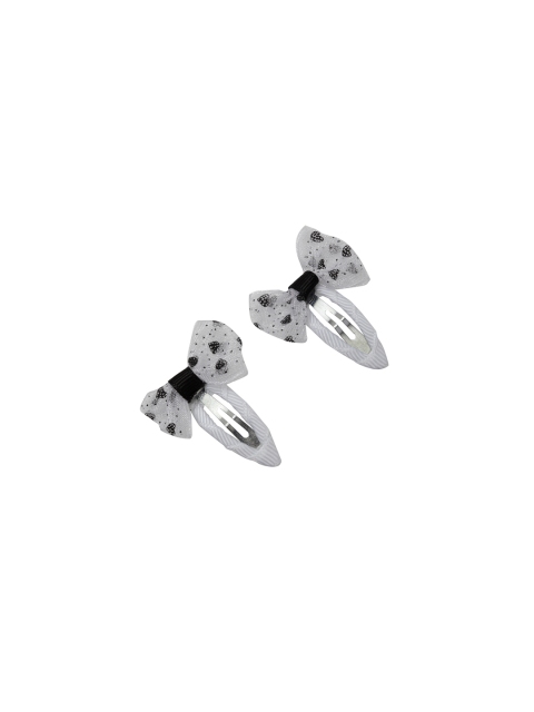 

Stoln Girls White & Black Pack of 2 French Barrettes