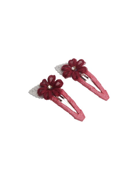 

Stoln Girls Red Set of 2 Embellished Tic Tac Hair Clip