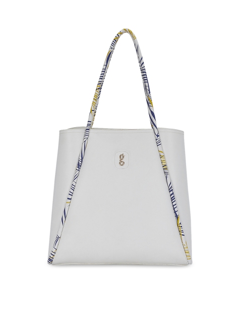 

Global Desi White Solid Shoulder Bag