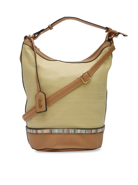 

Global Desi Tan Brown Solid Shoulder Bag