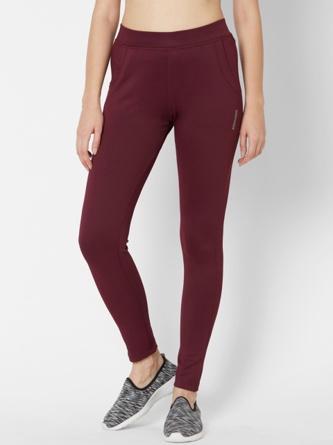 

Sweet Dreams Women Burgundy Solid Slim-Fit Track Pants
