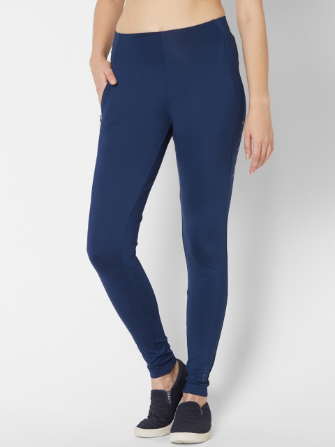 

Sweet Dreams Women Blue Solid Slim-Fit Track Pants