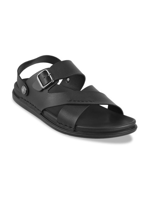 

Metro Men Black Comfort Sandals