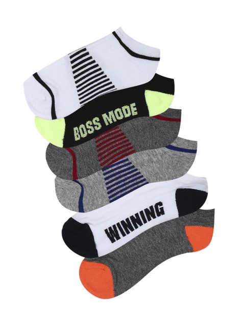 

The Childrens Place Boys Pack of 6 Assorted Ankle-Length Socks