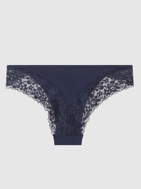 

La Senza Women Navy Blue Self Design Lace Bikini Briefs 11059973-02M4