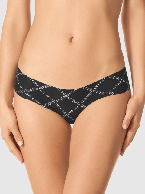 

La Senza Women Black Printed Bikini Briefs 11052637-4DYI