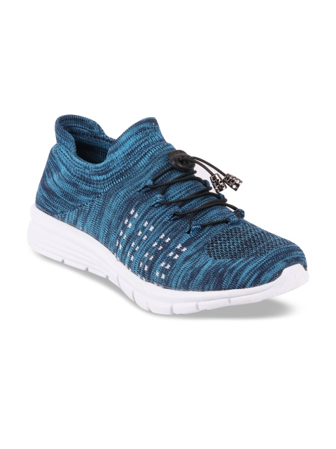 

FAUSTO Men Blue Mesh Running Shoes