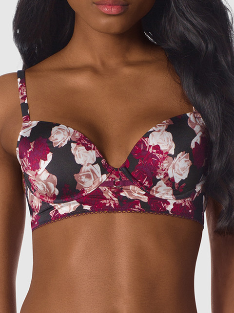 

La Senza Multicoloured Printed Underwired Lightly Padded Everyday Bra 11161738-4NMP, Multi