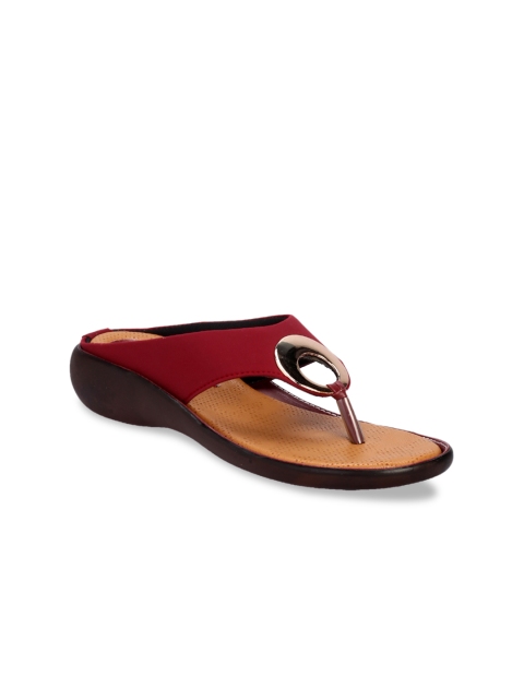 

Khadims Women Red Solid Wedges