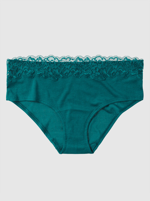

La Senza Women Turquoise Blue Solid Hipster Briefs 11158894-40K1
