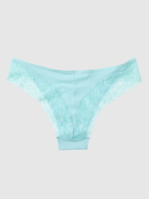 

La Senza Women Turquoise Blue Solid Bikini Briefs 11158874-34M6