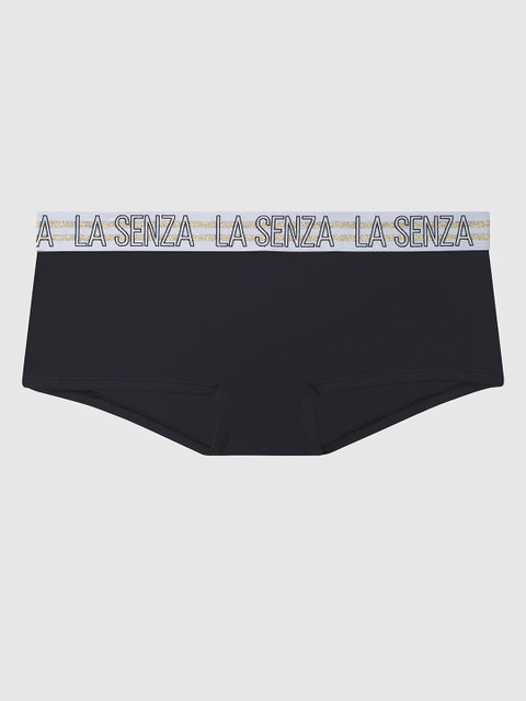 

La Senza Women Black Solid Boy Shorts 11158039-03YZ