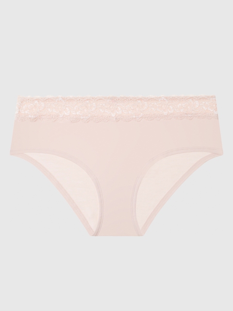 

La Senza Women Pink Solid Remix Ultrasoft Hipster Briefs 11152284-4GTT