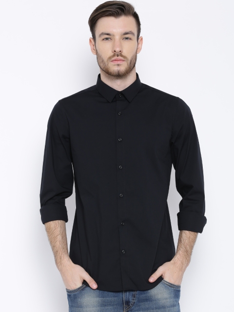 United Colors of Benetton Black Casual Shirt