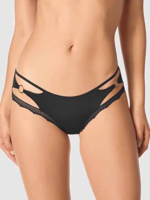 

La Senza Women Black Solid Bikini Briefs 11152294-03YZ