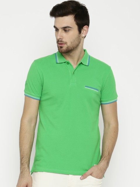 

United Colors of Benetton Green Polo T-Shirt