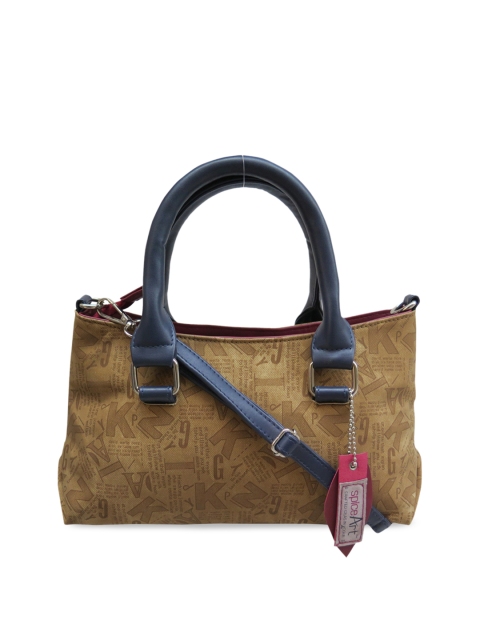 

Spice Art Women Tan Printed Handheld Bag