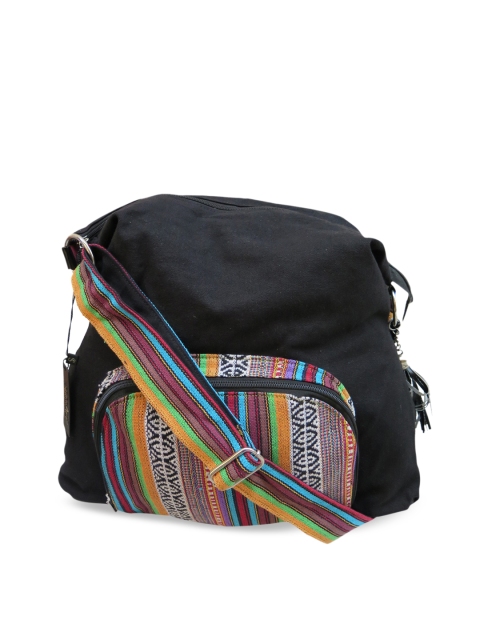 

Spice Art Black Printed Sling Bag
