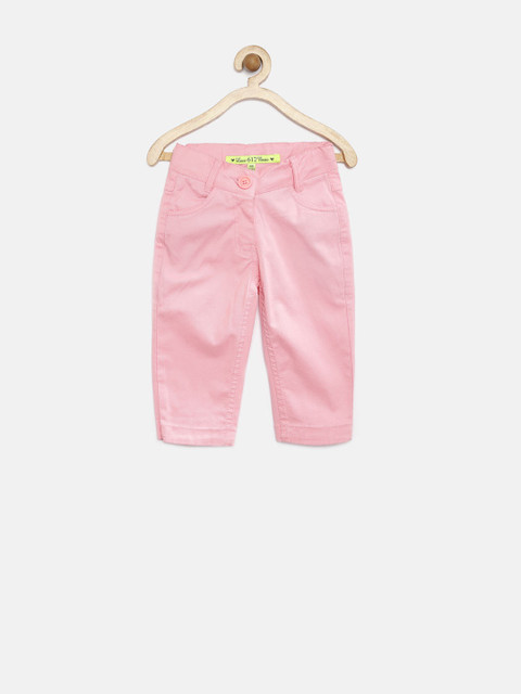 

612 League Girls Light Pink Capris