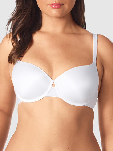 

La Senza White Solid Underwired Lightly Padded Balconette Bra 11159638-94D3