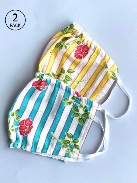 

Burloe Women Pack of 2 Floral Printed, Yellow