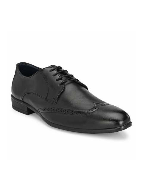

Rodolfo Darrell Men Black Solid Formal Derbys