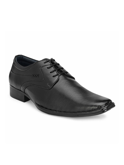

Rodolfo Darrell Men Black Solid Formal Derbys