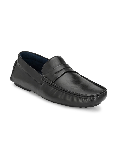 

Rodolfo Darrell Men Black Driving Shoes