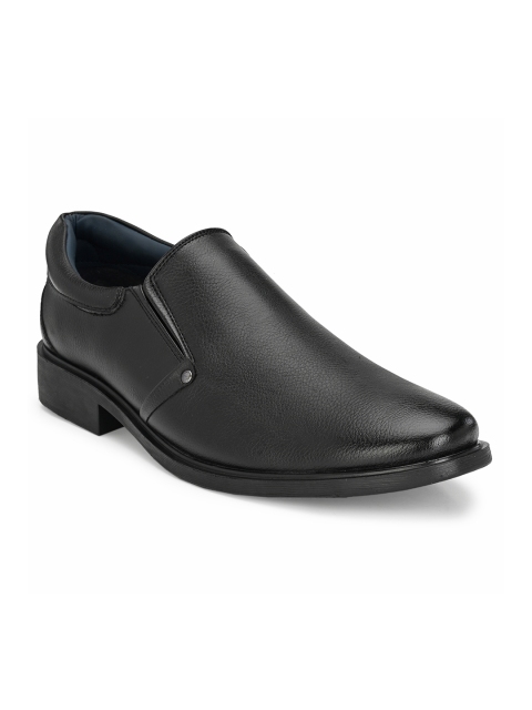 

Rodolfo Darrell Men Black Solid Formal Slip-Ons
