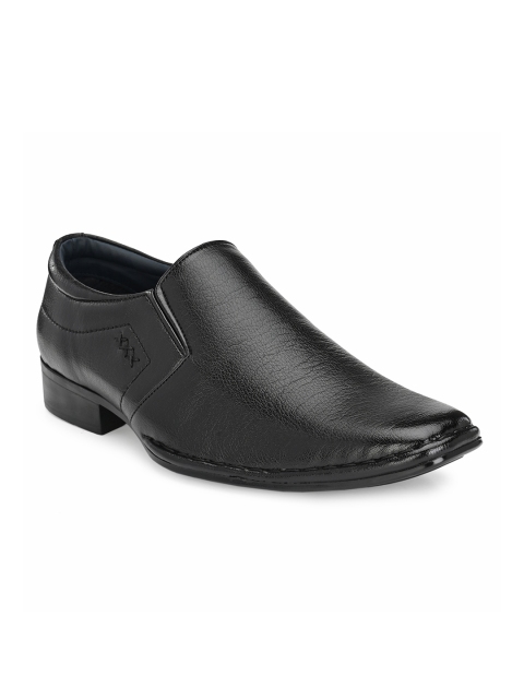 

Rodolfo Darrell Men Black Solid Formal Slip-Ons