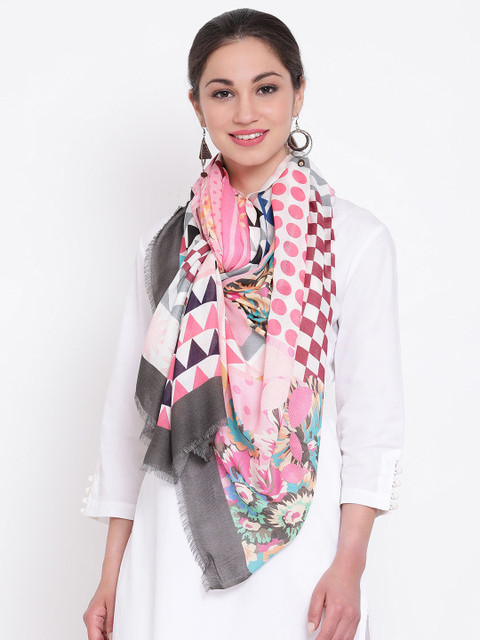 

SHINGORA Women Multicoloured Printed Stole, Multi