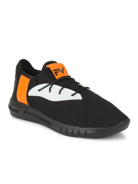

Fashion Victim Men Black & White Woven Design Sneakers