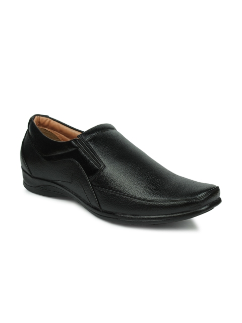 

Fashion Victim Men Black Solid Formal Slip-Ons