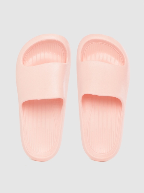 

Mast & Harbour Women Pink Solid Sliders