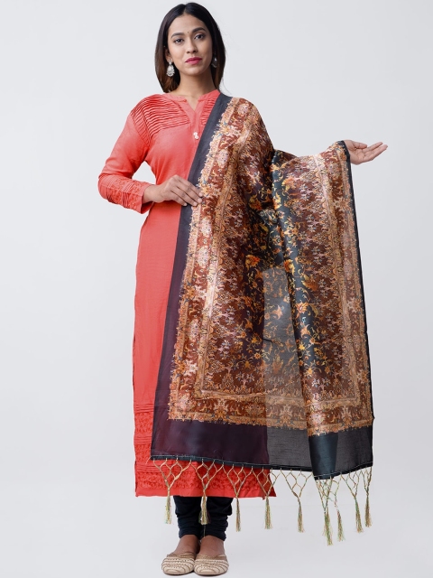 

Unnati Silks Grey Printed Sustainable Dupatta