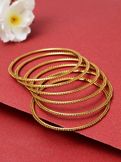 

Stoln Girls Set of 6 Gold-Plated Bangles