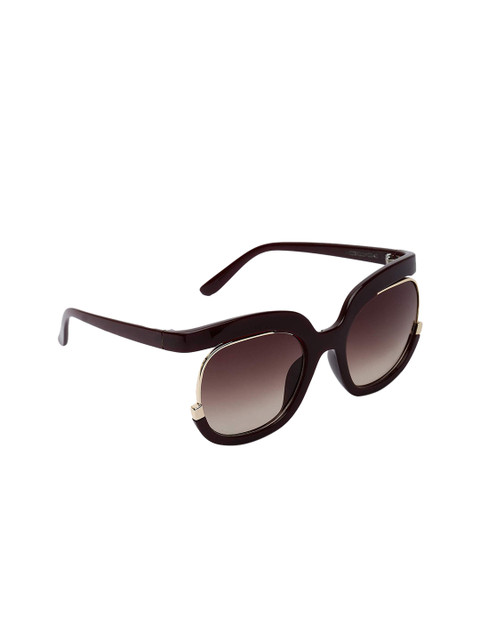 

MARC LOUIS Women Square Sunglasses, Brown