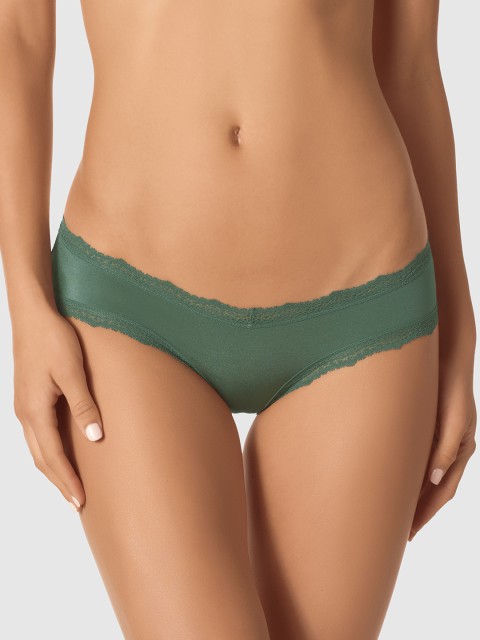 

La Senza Women Solid Green Bikini Briefs 11129457-58K4