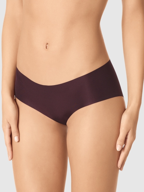 

La Senza Women Burgundy Solid Boy Shorts 11130002-96O6