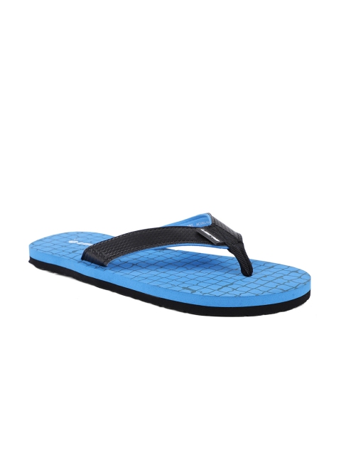 

Lotto Men Black & Blue Printed Thong Flip-Flops