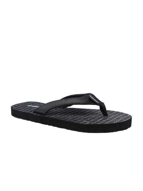 

Lotto Men Black & Grey Printed Thong Flip-Flops