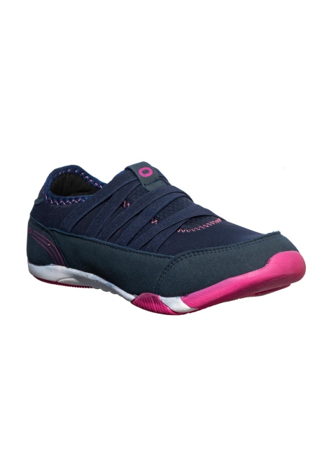 

Khadims Women Navy Blue Solid Slip-On Sneakers